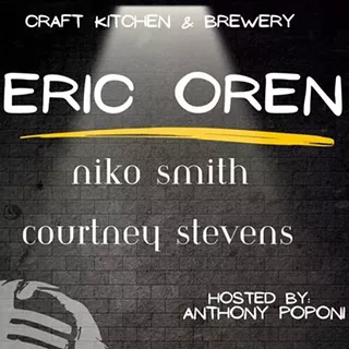 Image: Comedy at Craft: Eric Oren