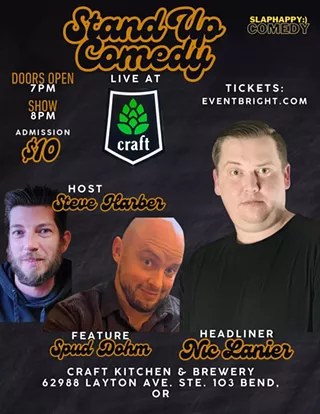 Image: Comedy at Craft with Nic Lanier
