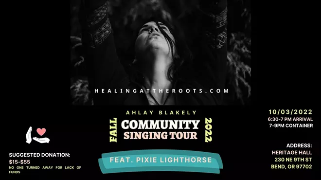 Image: Community Singing with Ahlay Blakely, feat. Pixie Lighthouse