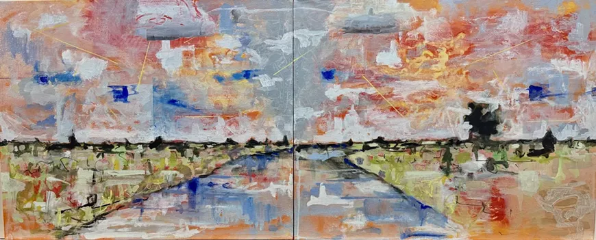 Contemporary Landscape Painting by the Instructor