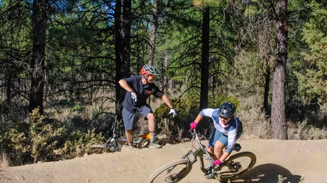 Image: Cornering & Switchbacks with Grit Clinics MTB Skills Instruction