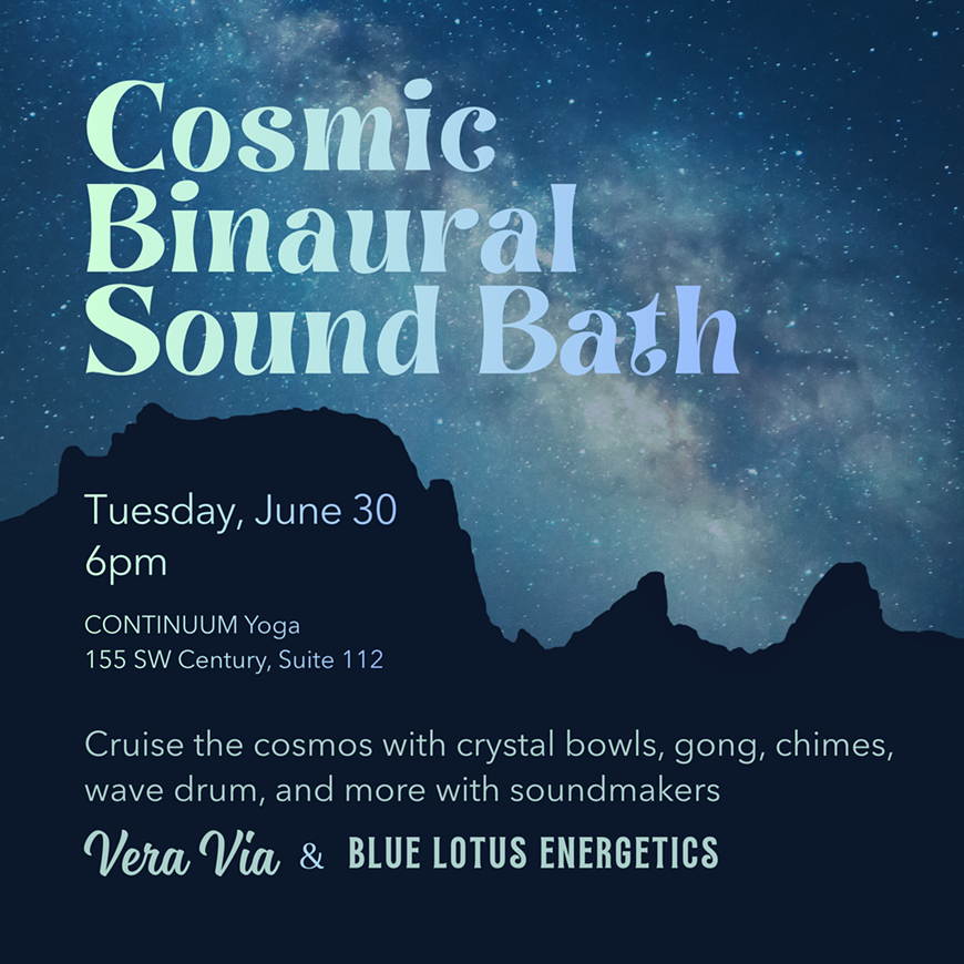 Explore deep relaxation in a live binaural sound journey