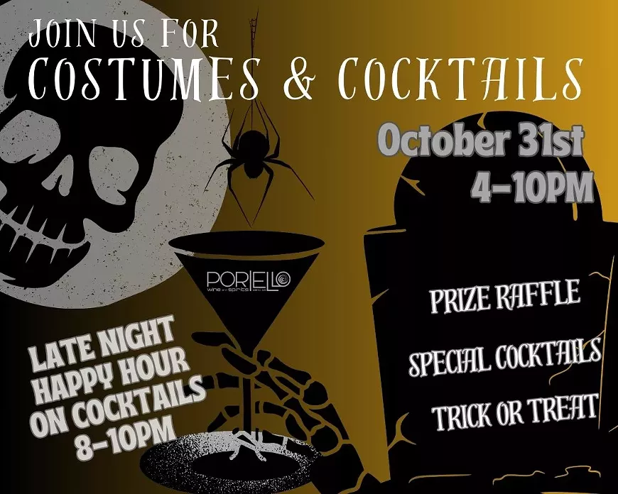 Halloween night at Portello Wine & Spirits