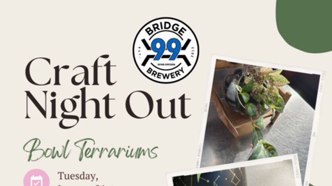 Image: Craft Night Out at Bridge 99 Brewery - Foliage Wreath
