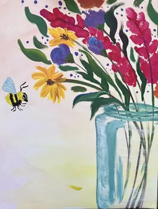 Image: Crafts and Drafts Brewery Paint Parties