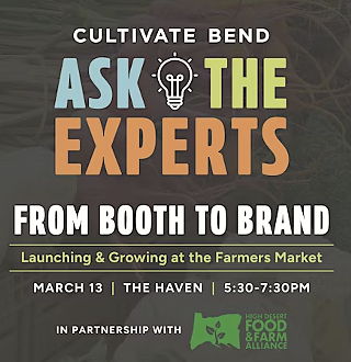 Image: Cultivate Bend's Ask The Experts: From Booth to Brand