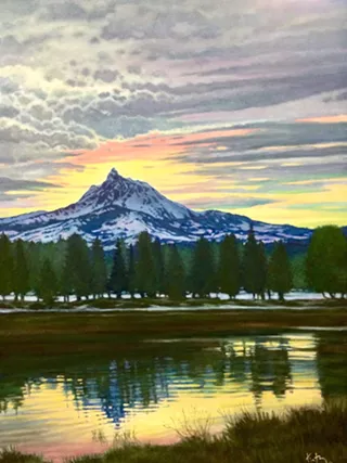 Image: David Kreitzer Contemporary Realist Artist Exhibit Reception