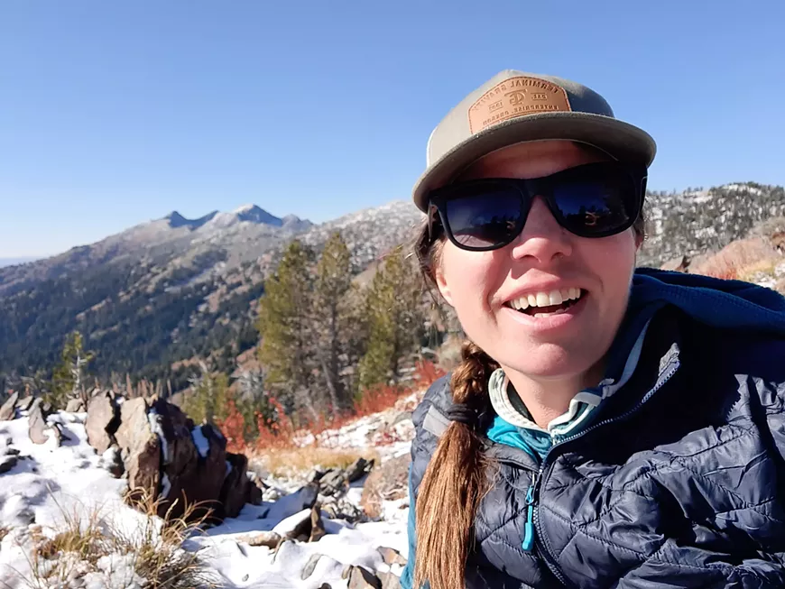 Renee Patrick on the Blue Mountains Trail