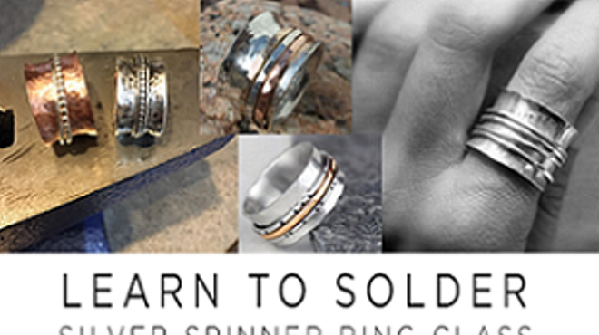 Image: DIY-Copper Spinner Rings With Sterling Silver Upgrade Option