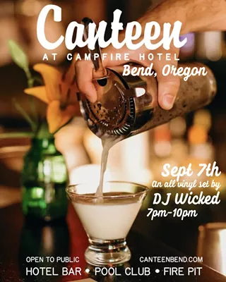 Image: DJ Wicked at the Canteen bar at Campfire hotel