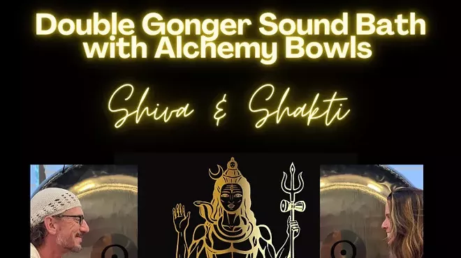 Image: Double Gonger Sound Bath with Alchemy Bowls