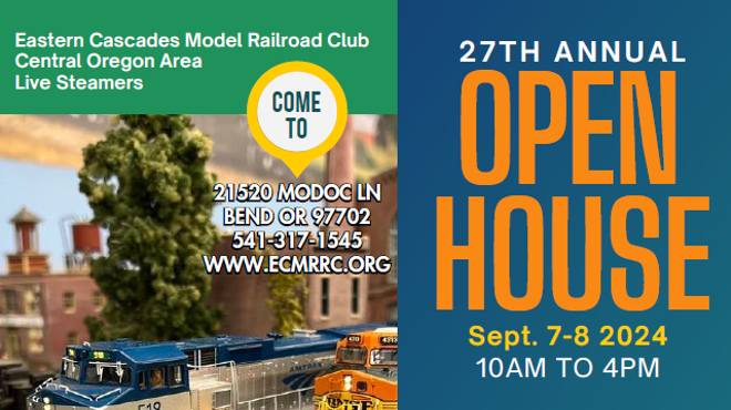 Image: Eastern Cascades Model Railroad Club 27th Annual Open House