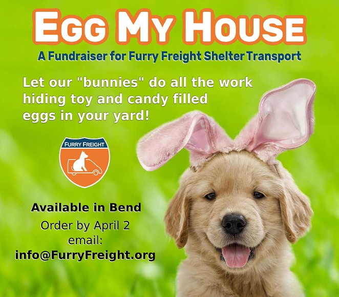 Egg My House! A Fundraiser for Furry Freight Shelter Transport