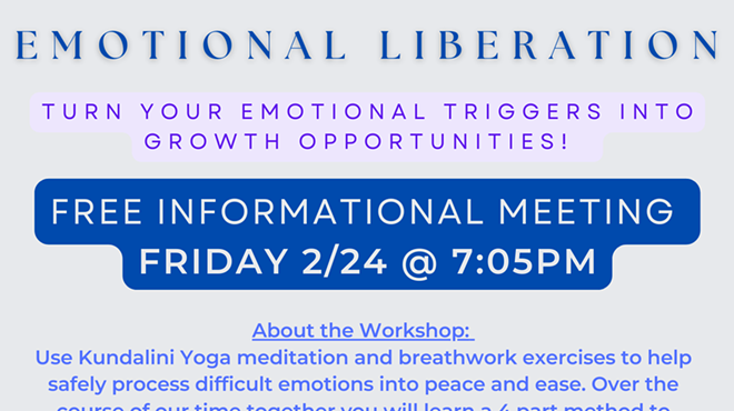 Image: Emotional Liberation 4 Part Series: Informational Meeting