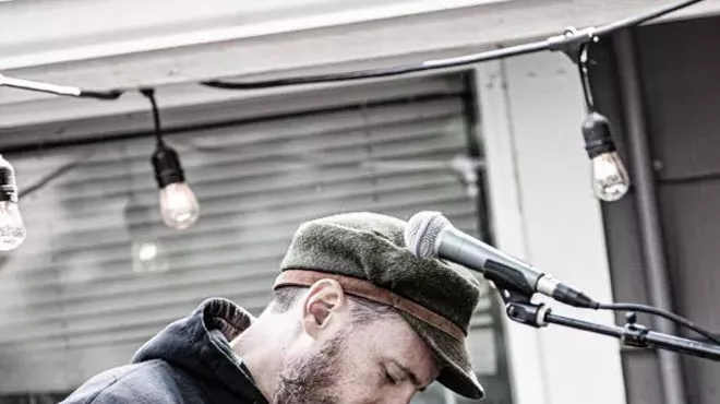Image: Eric Leadbetter at the Sisters Depot Debut