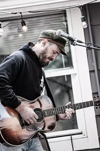 Image: Eric Leadbetter at the Sisters Depot Debut