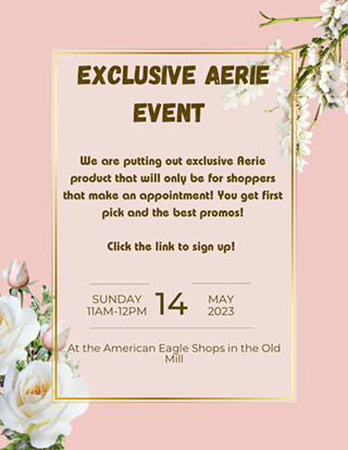 Image: Exclusive Aerie Shopping Event