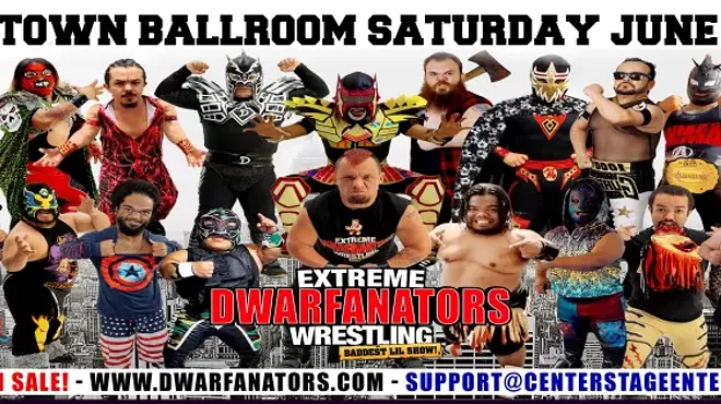 Image: Extreme dwarfanators wrestling
