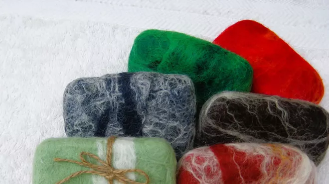 Image: Felted Soap