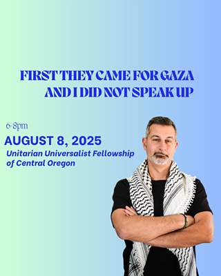 Image: "First they came for Gaza, and I did not speak up"