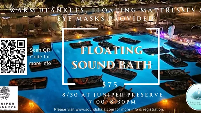 Image: Floating Sound Bath at Juniper Preserve