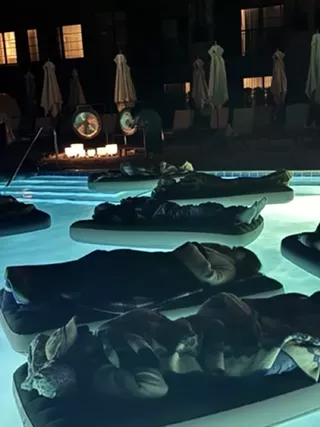 Image: Floating Sound Bath at Juniper Preserve