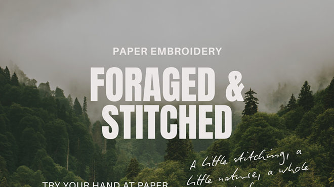 Image: Foraged & Stitched: Paper Embroidery