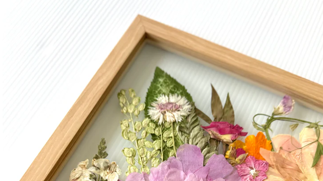 Image: Framed Pressed Flowers Workshop