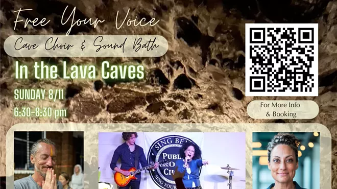 Image: Free Your Voice. Cave Choir & Sound Bath
