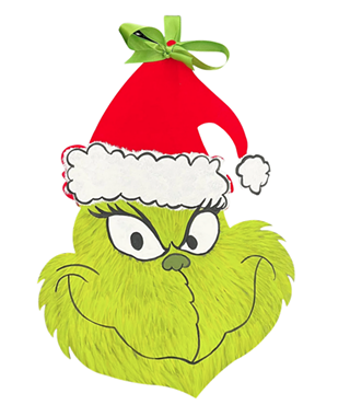 Image: Fun Grinch Wooden Sign Paint Party