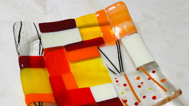 Image: Fused Glass 101 - Slumping - Make a 6" Dish