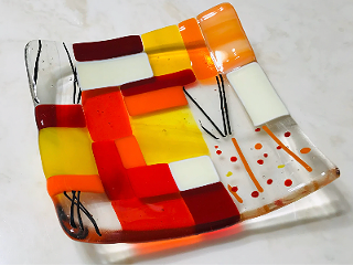 Image: Fused Glass 101 - Slumping - Make a 6" Dish