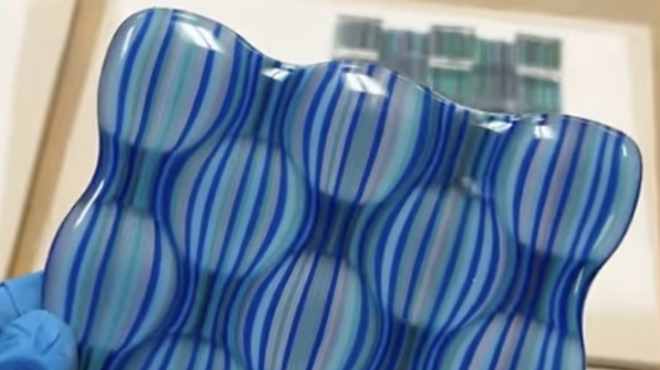 Image: Fused Glass 101: Slumping - Optical Illusion Dish
