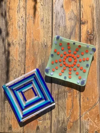 Image: Fused Glass 101: Slumping - Stripes, Dots & Dishes