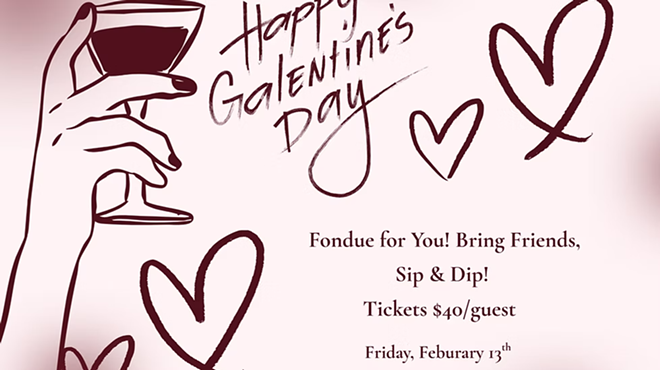 Image: Galentines Fondue Night