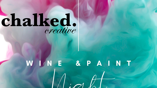 Image: Galentine's Wine and Paint Night