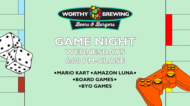 Image: Game Night at Worthy Beers & Burgers