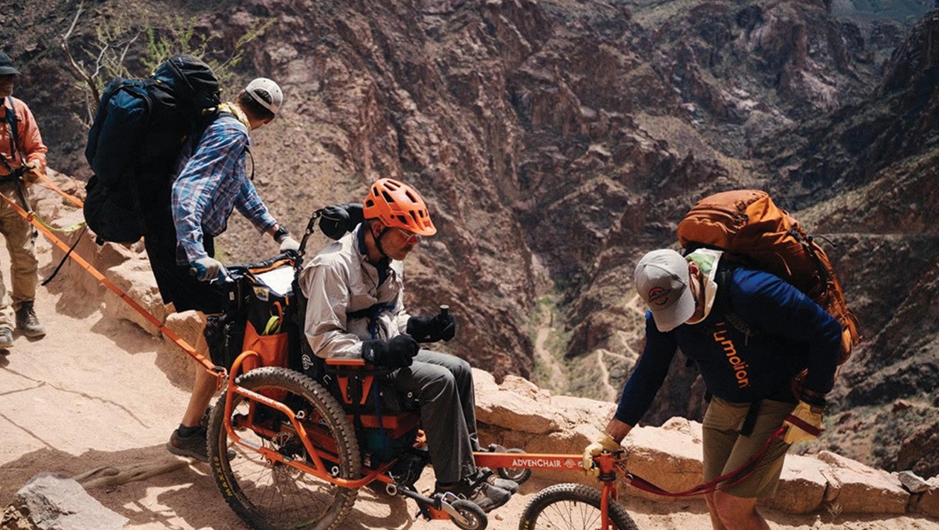 Geoff Babb's Grand Canyon Expedition in the AdvenChair
