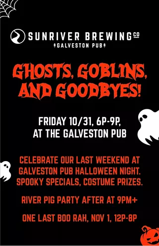 Image: Ghosts, Goblins and Goodbyes at Galveston Pub