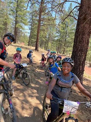 Image: Girls AllRide Mountain Bike Summer Camp