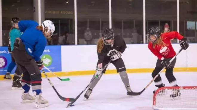 Image: "Girls and Women Have the Edge" - Hockey Event