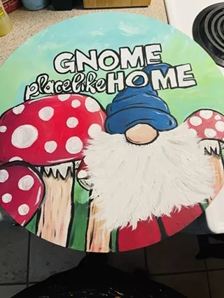 Image: Gnome Place Like Home Paint Party