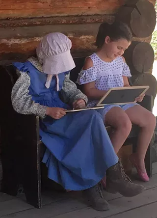 Image: Go to School in 1885