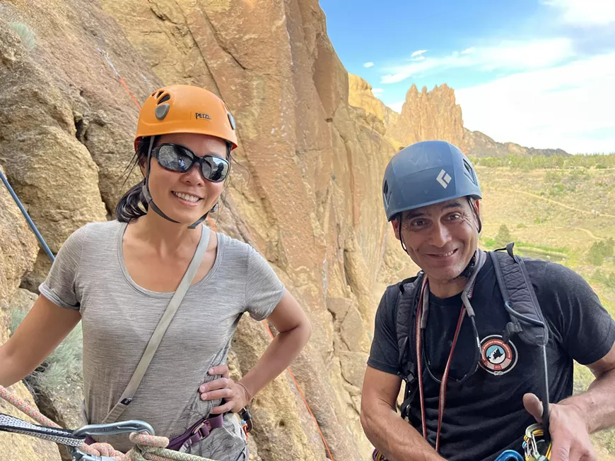 Multi-pitch transition at Smith Rock