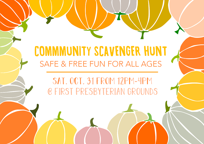 Halloween Scavenger Hunt at First Presbyterian
