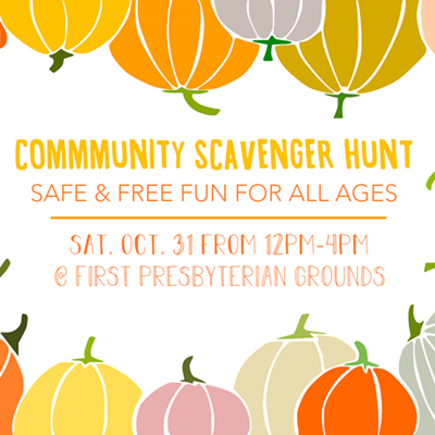 Halloween Scavenger Hunt at First Presbyterian