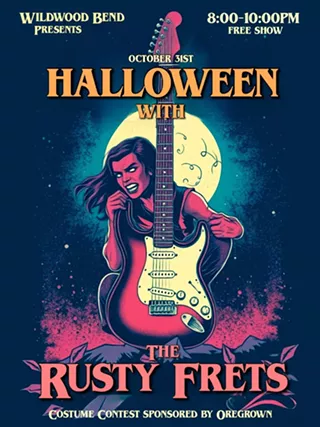 Image: Halloween with The Rusty Frets & costume contest sponsored by Oregrown