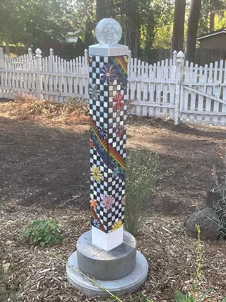 Image: Harlequin Garden Totems