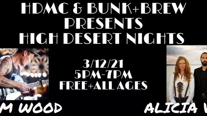 Image: High Desert Nights @ Bunk+Brew - Live Music with Alicia Viani & Adam Wood!