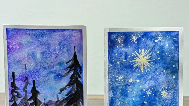 Image: Holiday Cards: Starry Winter Nights